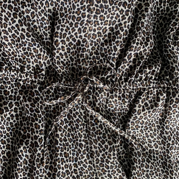 🌟 MICHAEL Michael Kors Leopard Print Jumpsuit 🌟 size Medium - Picture 3 of 4